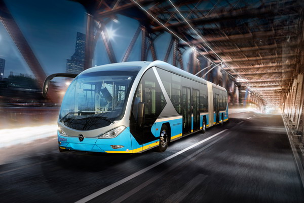 福田歐輝BJ6180在線充電純電動(dòng)城市客車(chē)