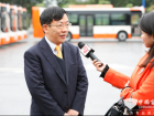 搭載機(jī)器人的300臺中車時(shí)代電動車純電動客車交付