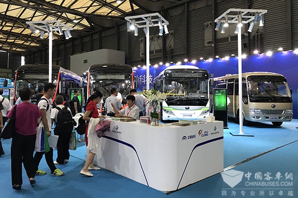 BUS EXPO2017上?？蛙囌箌宇通客車展臺