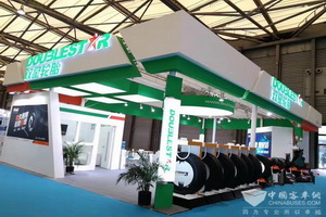 BUS EXPO 2017上?？蛙囌箌雙星輪胎展臺
