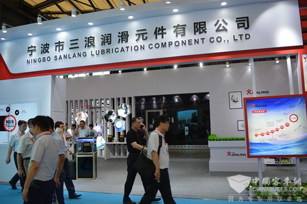 BUS EXPO 2017上?？蛙囌箌寧波三浪展臺