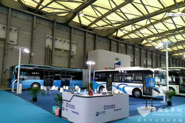 BUS EXPO 2017上?？蛙囌箌申沃客車展臺