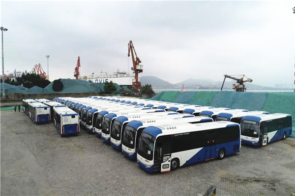 200輛金龍客車(chē)出口塞浦路斯