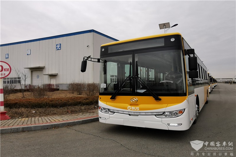 黃海新能源公交車批量交付韓國(guó)