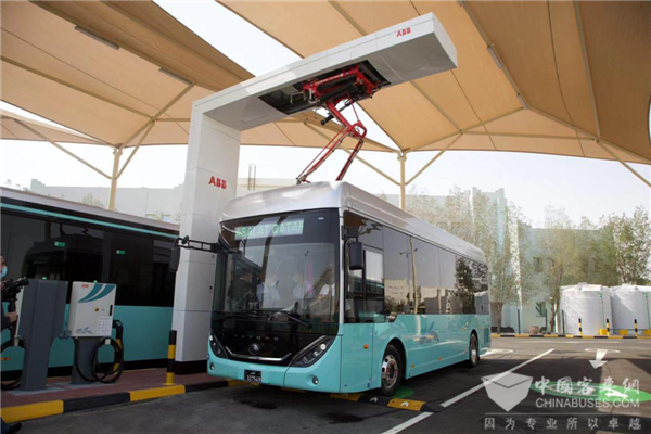 首批中國宇通造卡塔爾世界杯專用電動(dòng)客車亮相多哈