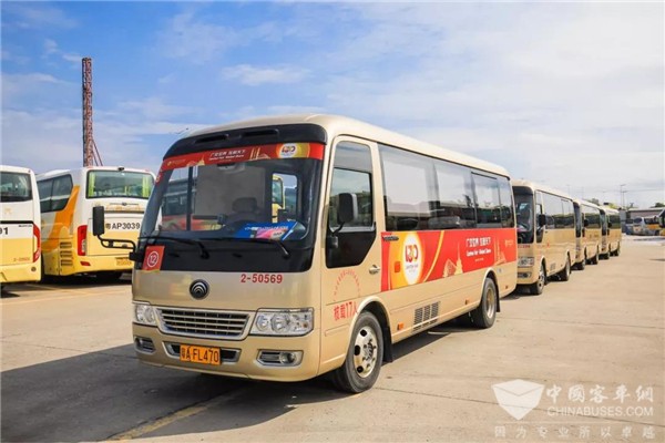 50輛宇通T7圓滿服務(wù)第130屆廣交會(huì)