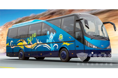 服務(wù)上海世博會的HFF6127K46EV純電動客車