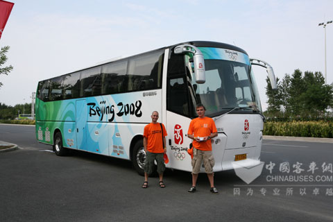 純電動客車在奧運(yùn)會上的亮相，中通新能源客車在世界上嶄露頭角