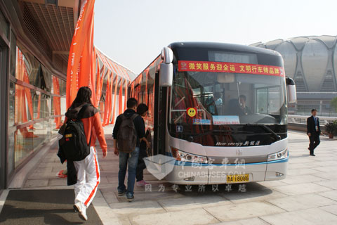 全運(yùn)會前投入運(yùn)營的80臺新能源已成為濟(jì)南公交運(yùn)營的主力