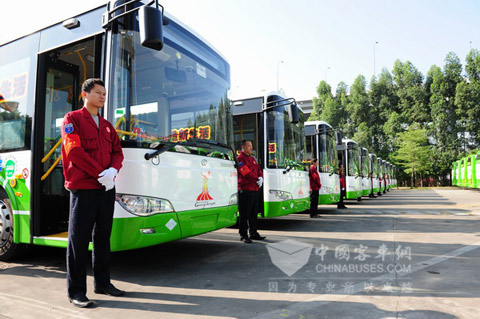 118輛大金龍無(wú)障礙公交車投入亞運(yùn)服務(wù)