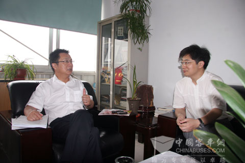 江淮商用車客車底盤營銷副總馬元椿接受客車網(wǎng)專訪