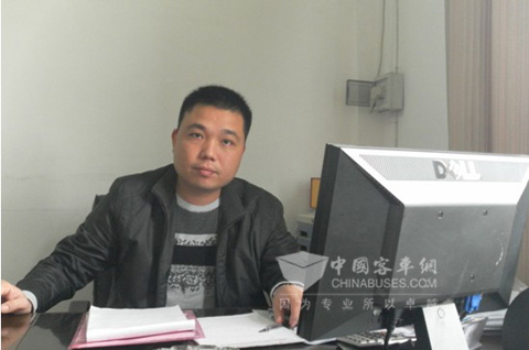湖南省湘潭市公交公司技術(shù)部部長(zhǎng)張勝槐