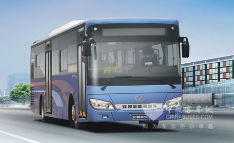 安凱HFF6124G03SHEV增程式電動(dòng)公交車