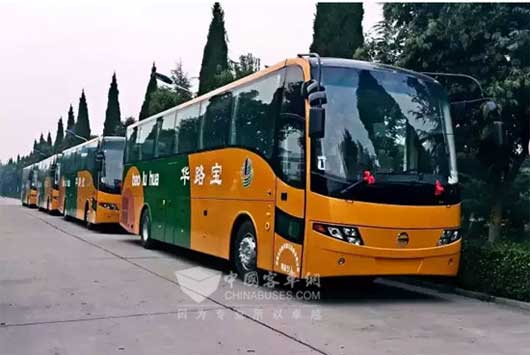 西沃客車批量交付深圳寶路華運(yùn)輸集團(tuán)