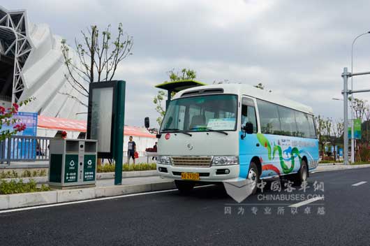 金旅免費(fèi)純電動(dòng)循環(huán)班車19日開始運(yùn)行