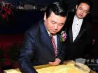 馮正霖副部長沙畫題詞：海格智慧，科技助力