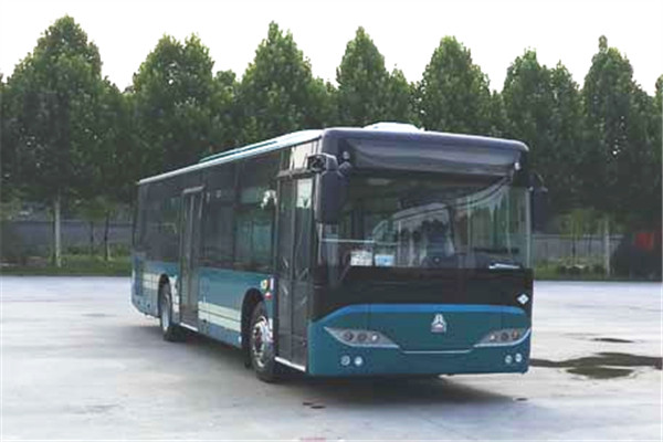 豪沃JK6106GPHEVN51插電式公交車(chē)（天然氣/電混動(dòng)國(guó)五17-31座）