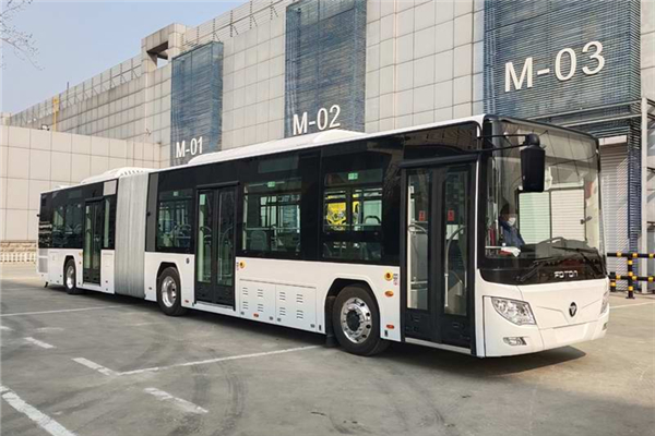 福田歐輝BJ6160SHEVCA-3插電式鉸接公交車（天然氣/電混動(dòng)國(guó)六28-33座）