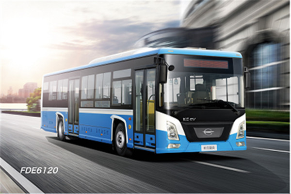 五龍F(tuán)DE6100PBABEV13低入口公交車（純電動17-36座）