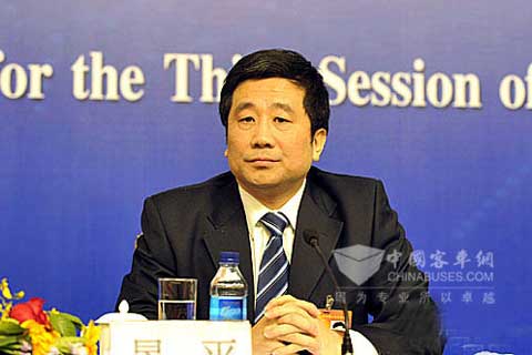 全國(guó)人大代表、玉林柴油機(jī)集團(tuán)公司董事長(zhǎng)晏平